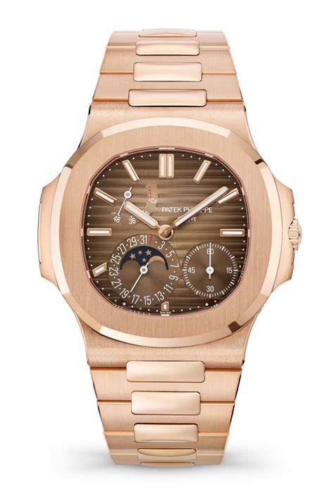 patek philippe rose gold brown face|patek philippe rose gold price.